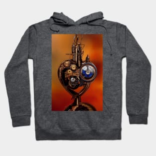 Steampunk mechanical heart Hoodie